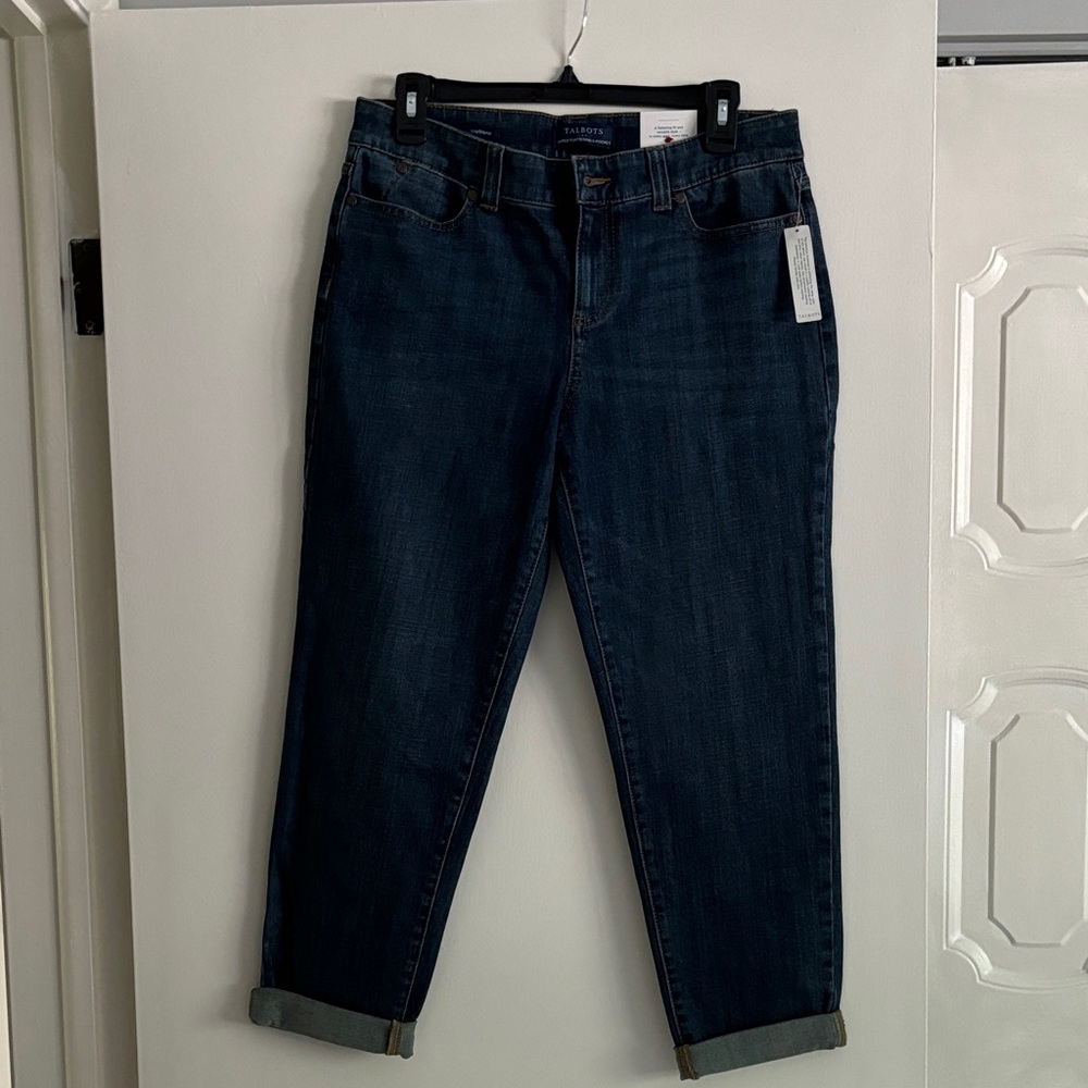Talbots Deep Indigo Ankle Jeans
